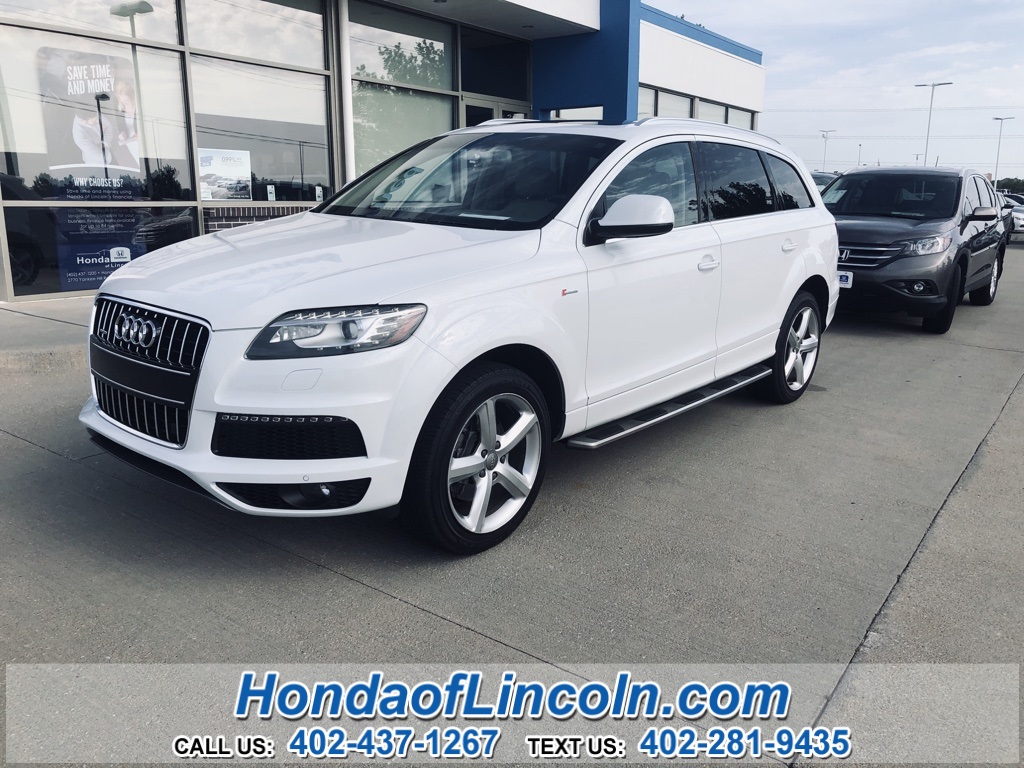 used 2012 audi q7 3 0t s line prestige quattro near omaha k1555a honda of lincoln honda of lincoln